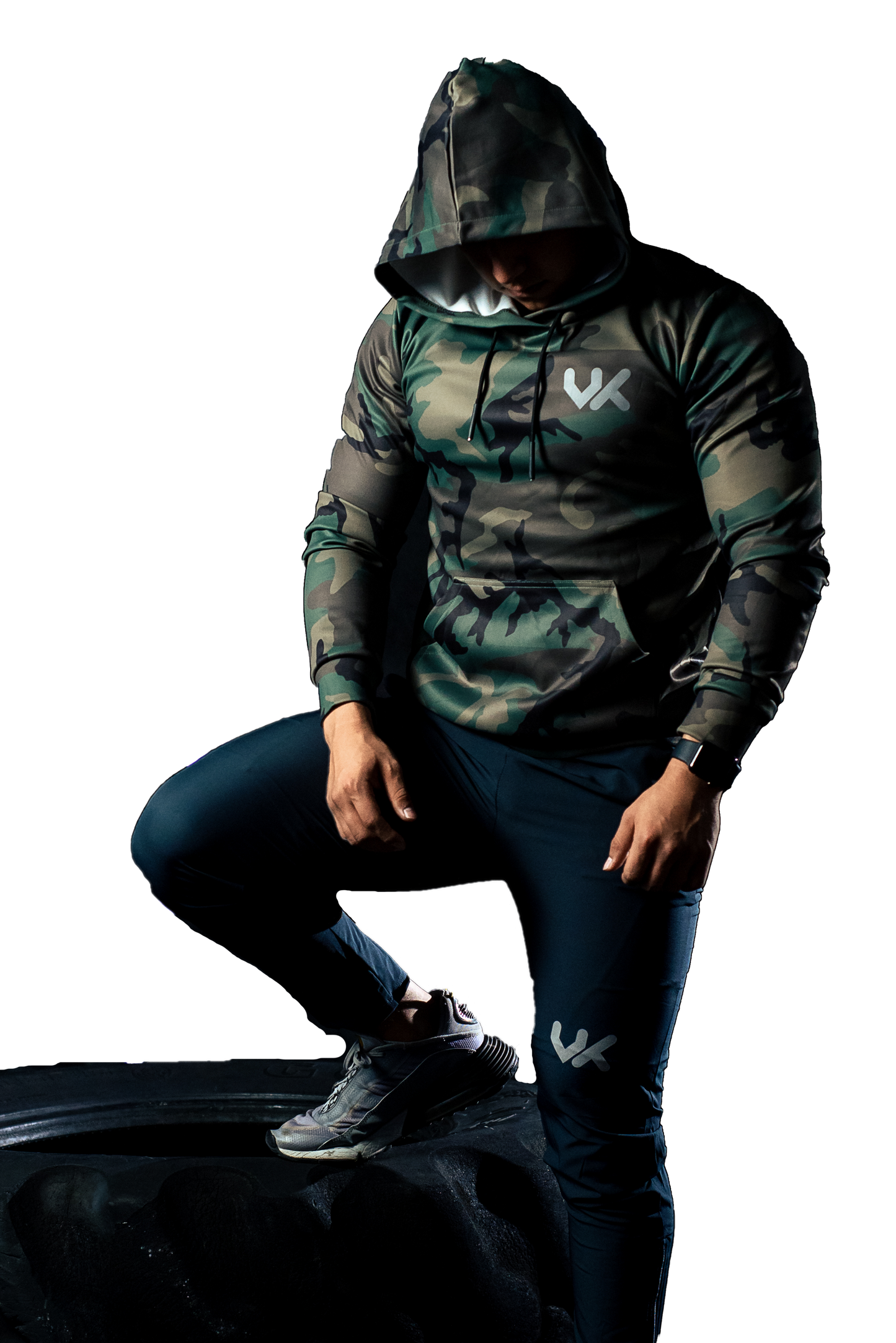 Hoodie camuflaje V-Kamo