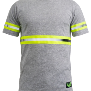 playera manga corta alta visibilidad textil